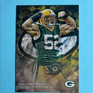 2014 Topps Valor Green Bay Packers Clay Matthews Card #30